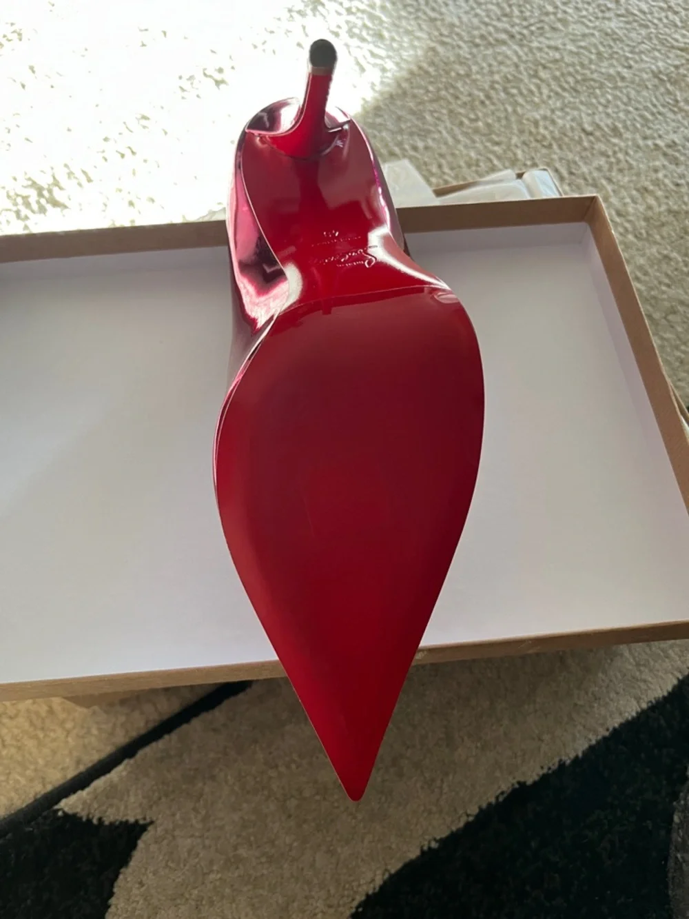 Christian Louboutin Miss Z Metallic Fuchsia Pumps - Picture 4 of 10